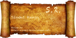 Sindel Kevin névjegykártya